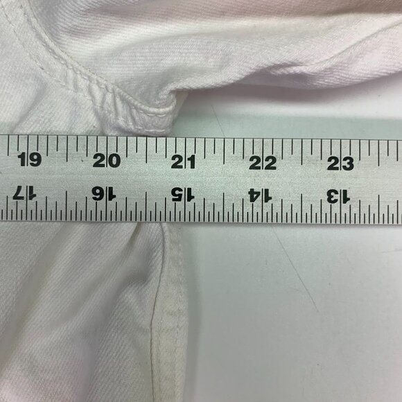 BLANKNYC Denim Women's Distressed Hem Button Up Cotton Denim Jacket Size‎ XL - Picture 11 of 12